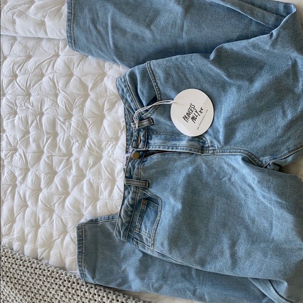 COPY - Princess Polly Butt Rip Mom Jeans